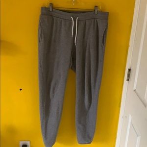 Grey sweats jogger style